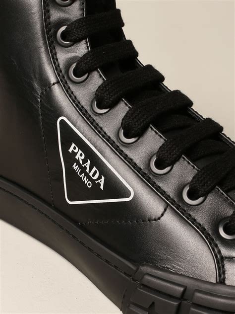 prada sport mens sandals|black prada sneakers for men.